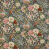 multicolour botanical linen fabric from Colefax & Fowler