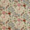blue botanical linen fabric from Colefax & Fowler