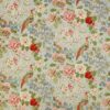 blue botanical linen fabric from Colefax & Fowler