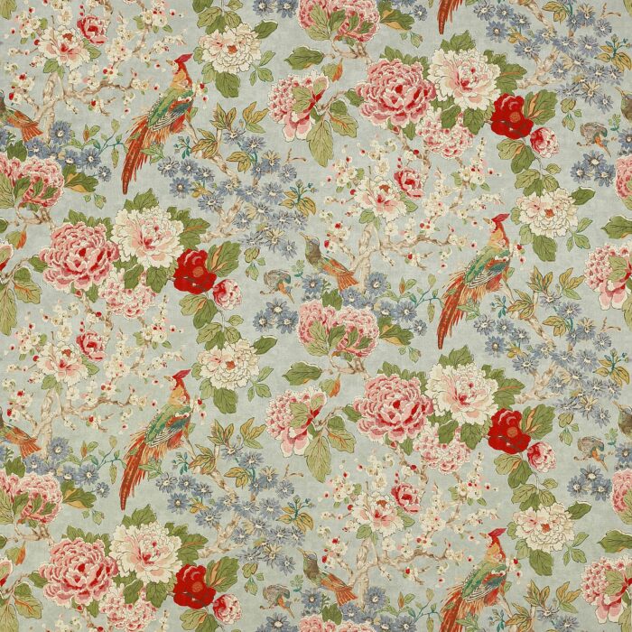 Jardine Fabric - Old Blue swatch