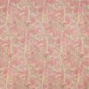 red botanical linen fabric from Colefax & Fowler