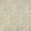 blue botanical linen fabric from Colefax & Fowler