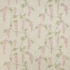 pink botanical linen fabric from Colefax & Fowler