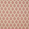 red botanical cotton fabric from Jane Churchill