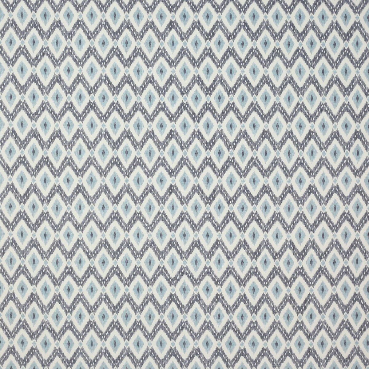 blue geometric cotton fabric from Jane Churchill