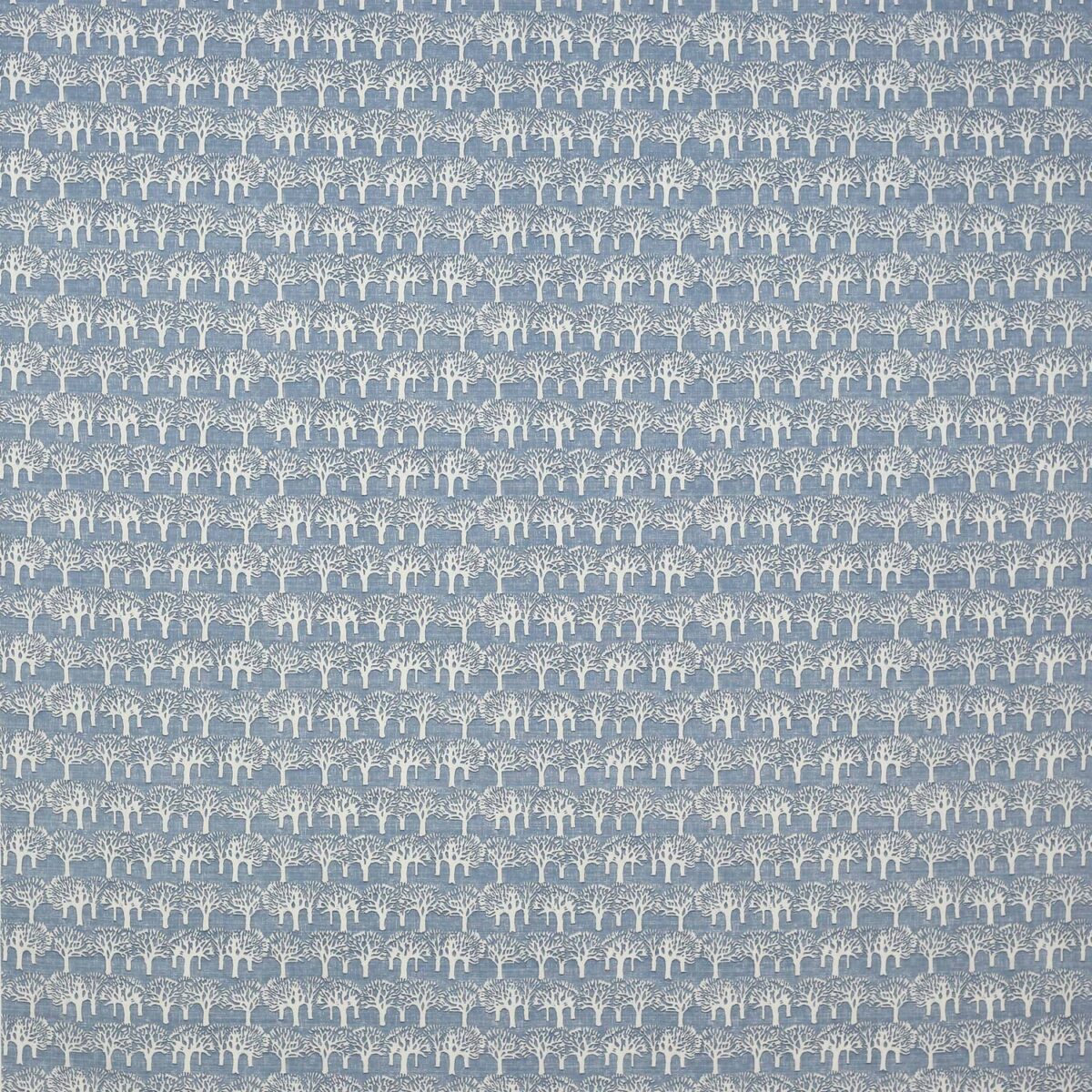 Silvan Fabric - Blue by blue botanical cotton fabric from Jane Churchill