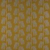 yellow botanical embroideried fabric from Jane Churchill