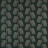 burnt orange and teal fabric