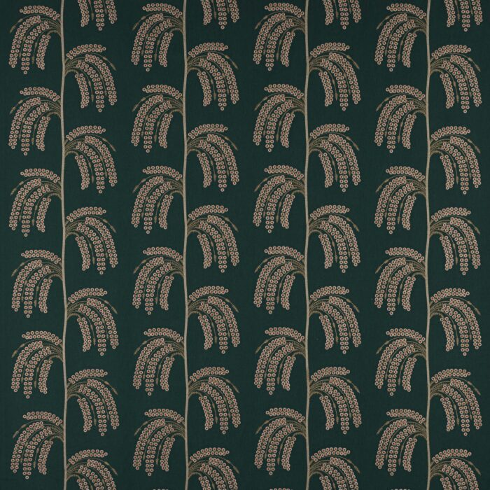 Helio Fabric - Teal / Burnt Orange swatch