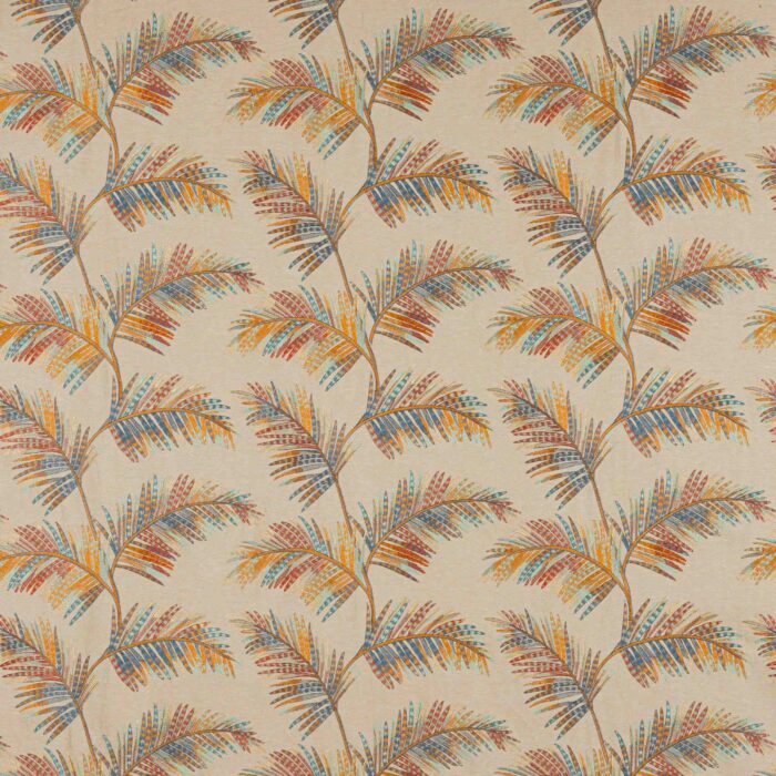 Mazari Palm Fabric - Multi swatch