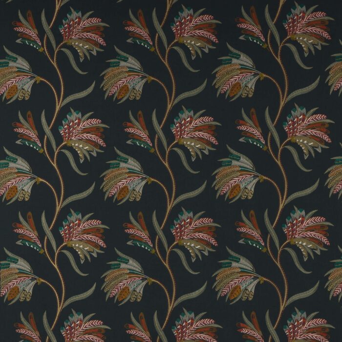 Plumera Fabric - Midnight swatch