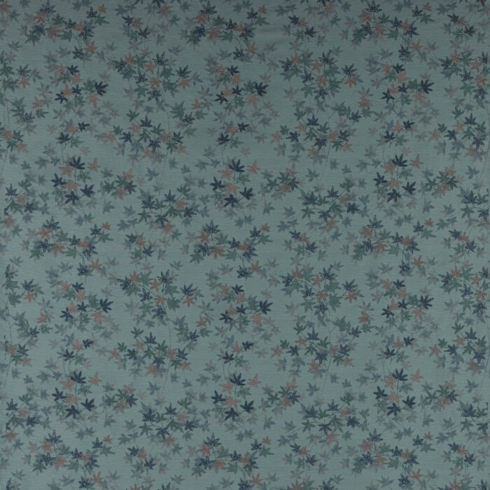 Acer Maple Fabric - Aqua swatch