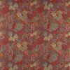 orange botanical printed fabric from Jane Churchill