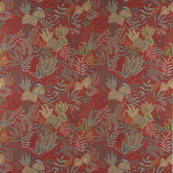 Evangeline Fabric - Paprika swatch