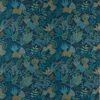 blue botanical printed fabric from Jane Churchill