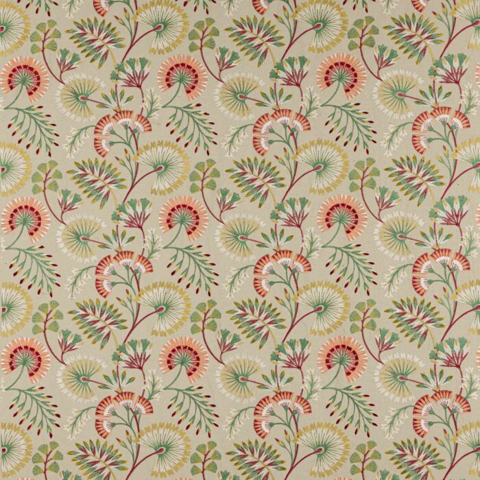 Chiana Fabric - Red / Green swatch