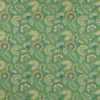 green botanical embroideried fabric from Jane Churchill