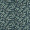 blue botanical embroideried fabric from Jane Churchill