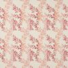 pink botanical embroideried fabric from Jane Churchill