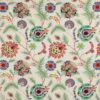 pink botanical embroideried fabric from Jane Churchill