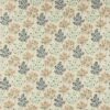 blue botanical embroideried fabric from Jane Churchill