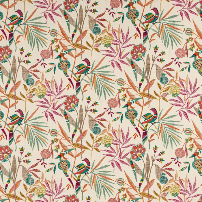 Pomegranate Tree Fabric - Multi swatch