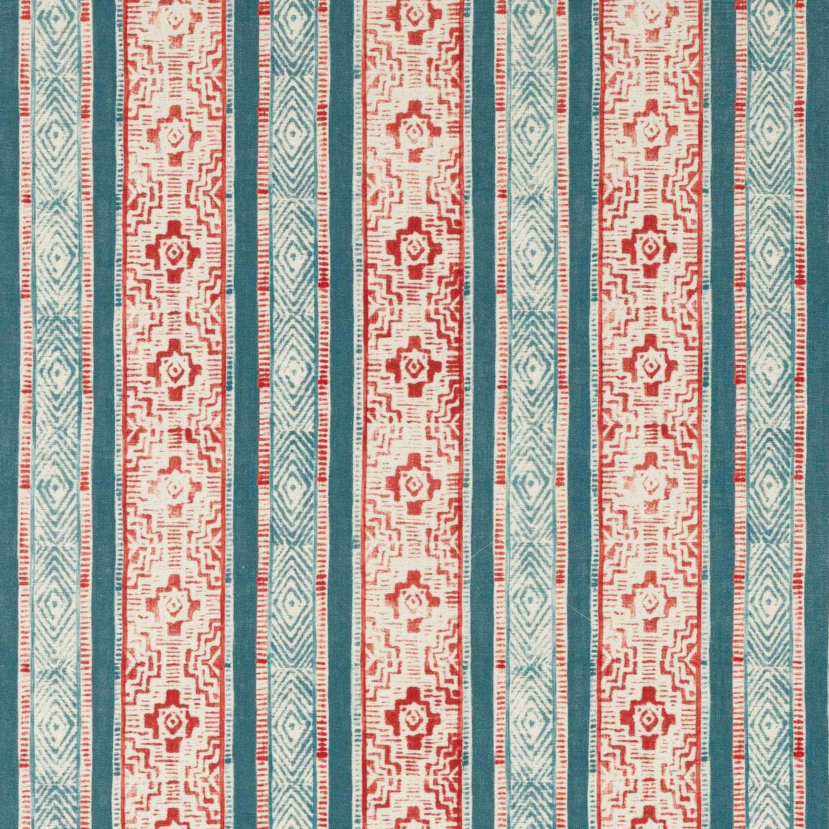 blue striped printed fabric from Jane Churchill