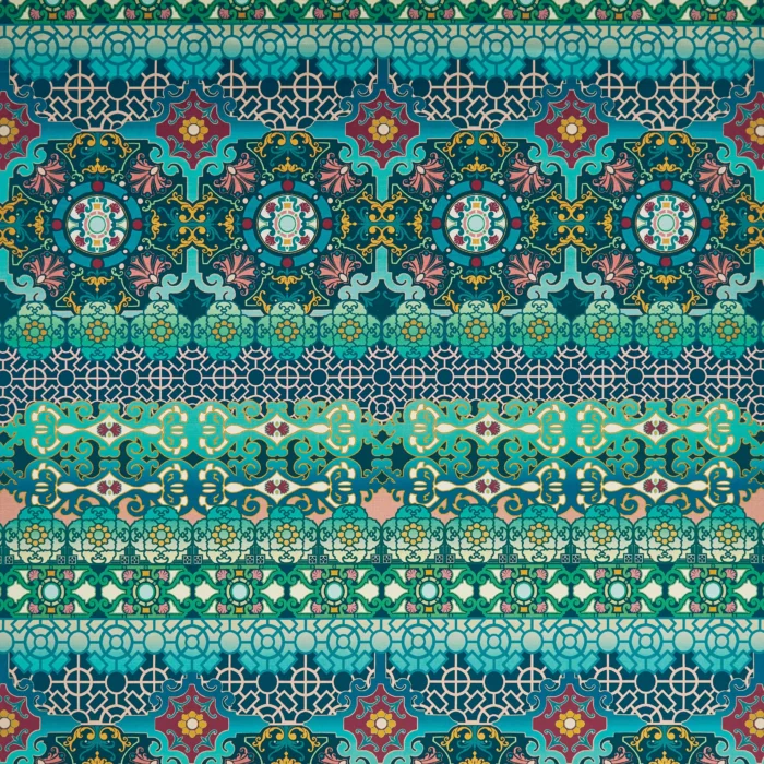 Mansfield Fabric - Turquoise /  Teal – Turquoise / Teal swatch