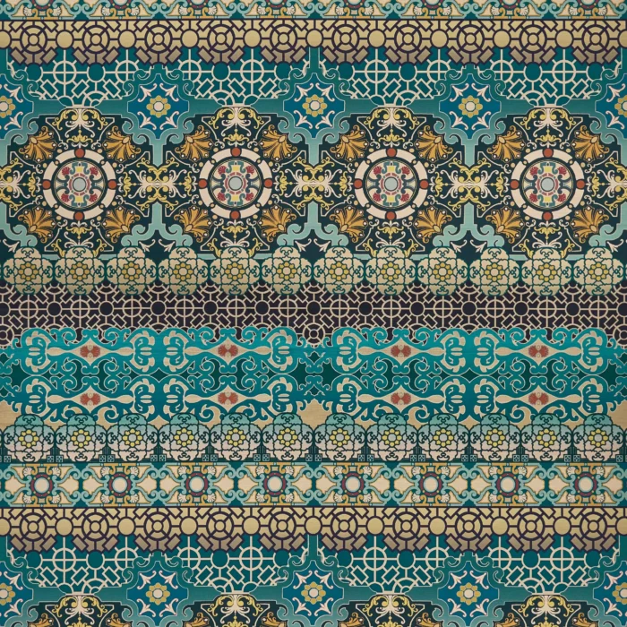 Mansfield Fabric - Black /  Ginger – Black / Ginger swatch