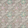 brown botanical embroideried fabric from Osborne & Little