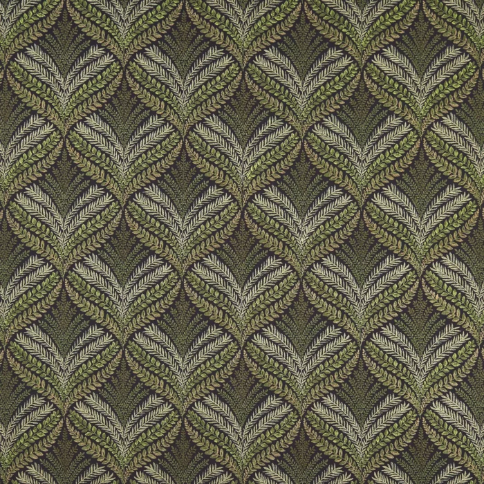 Sotherton Fabric - Forest /  Lime – Forest / Lime swatch