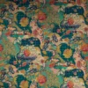 multicolour botanical velvet-chenille fabric from Osborne & Little