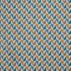 blue geometric linen fabric from Osborne & Little