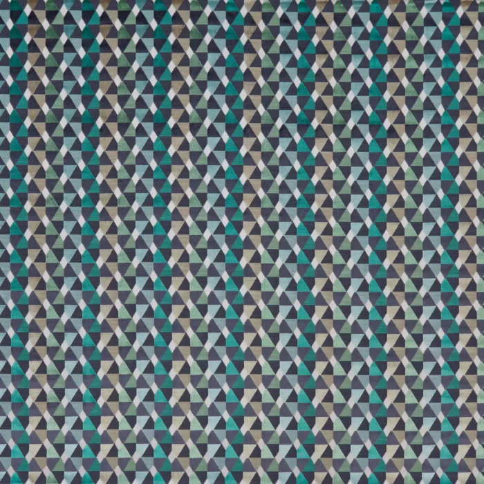Marvin Fabric - Aqua /  Mushroom – Aqua / Mushroom swatch