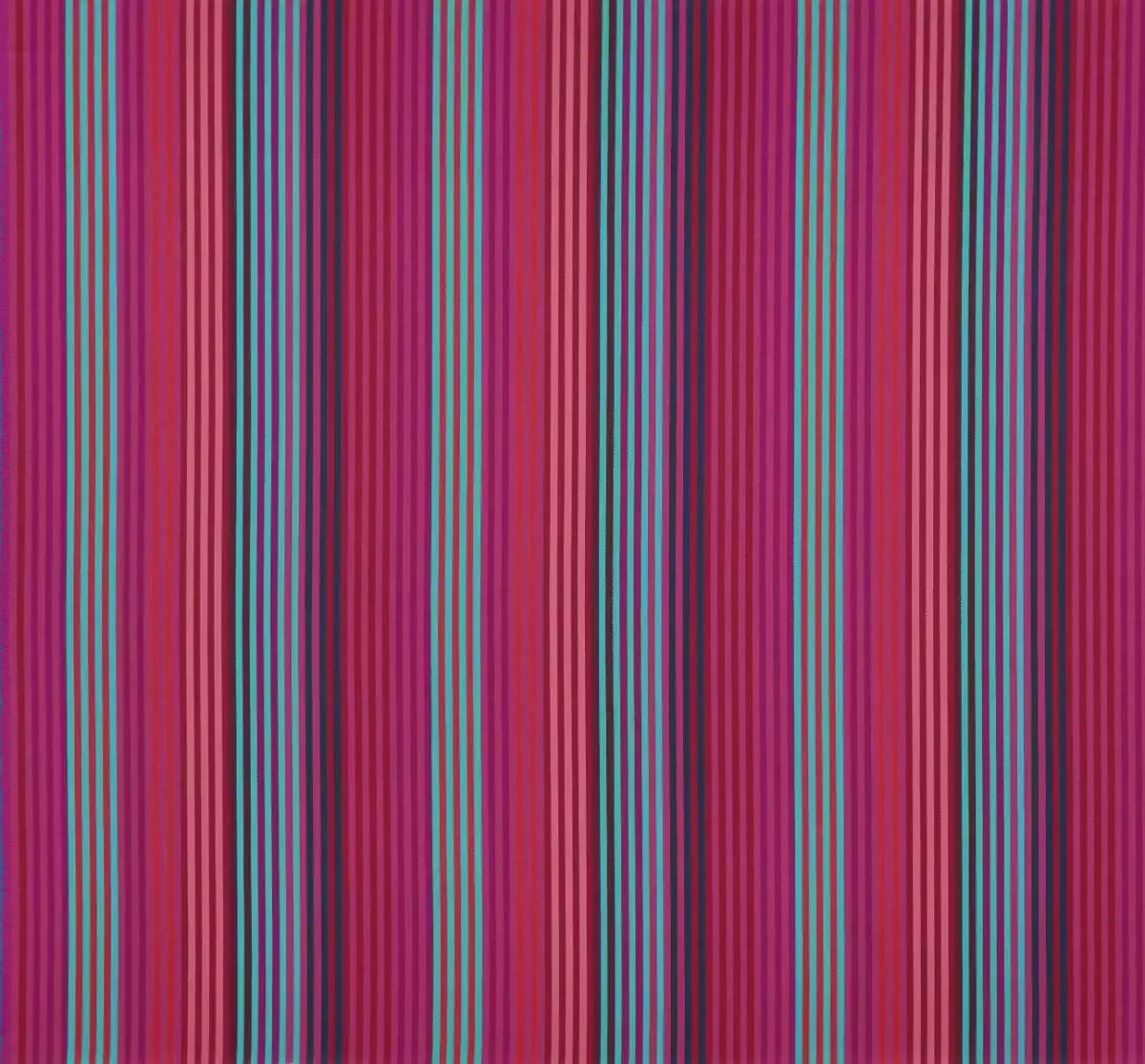 pink striped woolen fabric from Osborne & Little