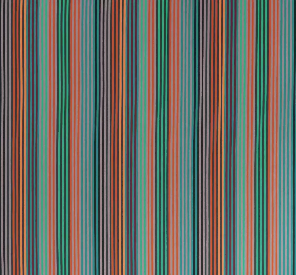orange striped woolen fabric from Osborne & Little