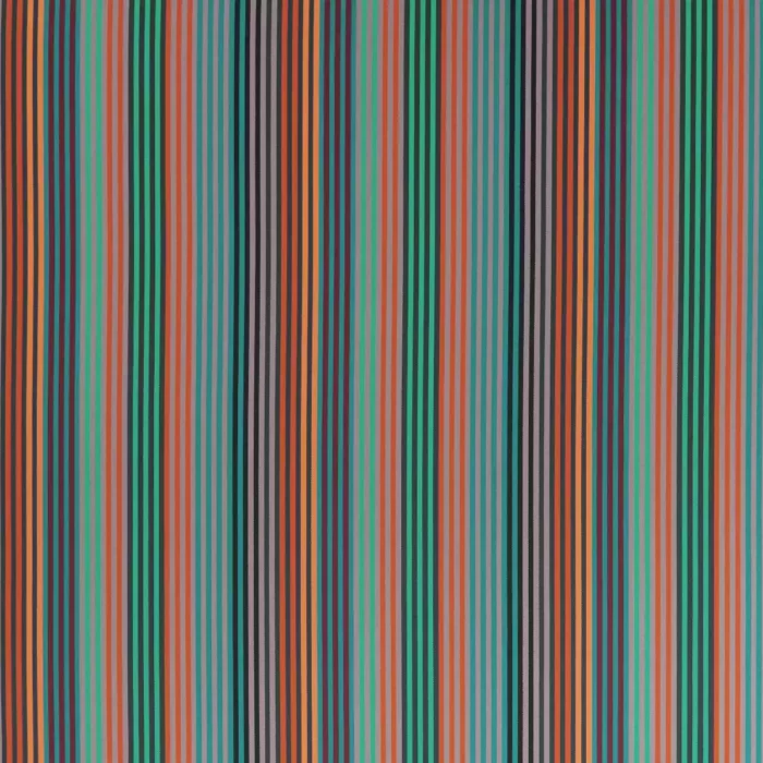 Supreme Stripe Fabric - Rust /  Teal / Jade – Rust / Teal / Jade swatch