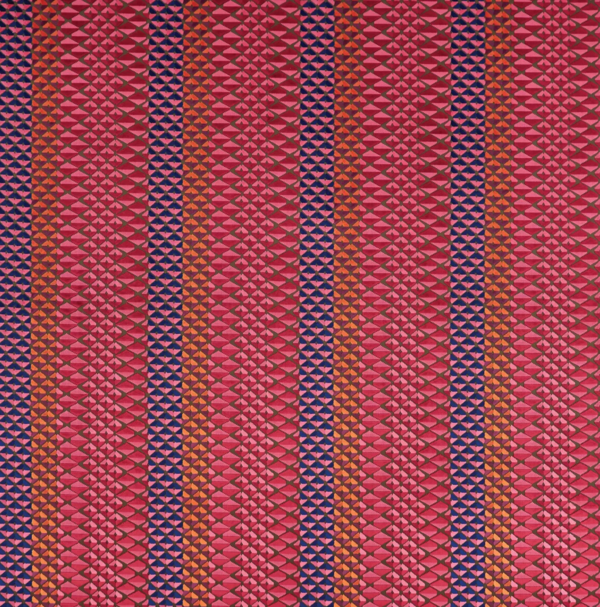 red striped velvet-chenille fabric from Osborne & Little