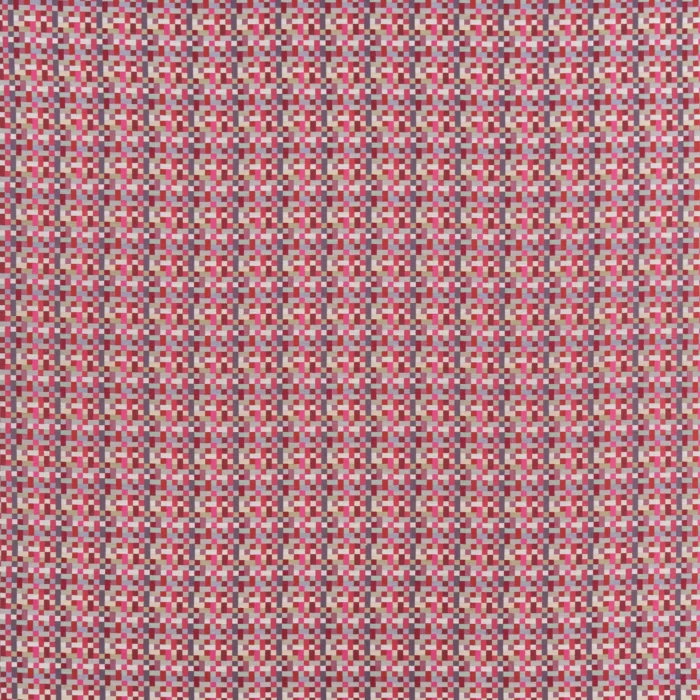 Jukebox Fabric - Cherry / Grey swatch