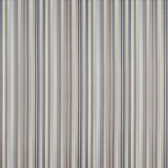 Valli Stripe Fabric - Silver /  Graphite – Silver / Graphite swatch
