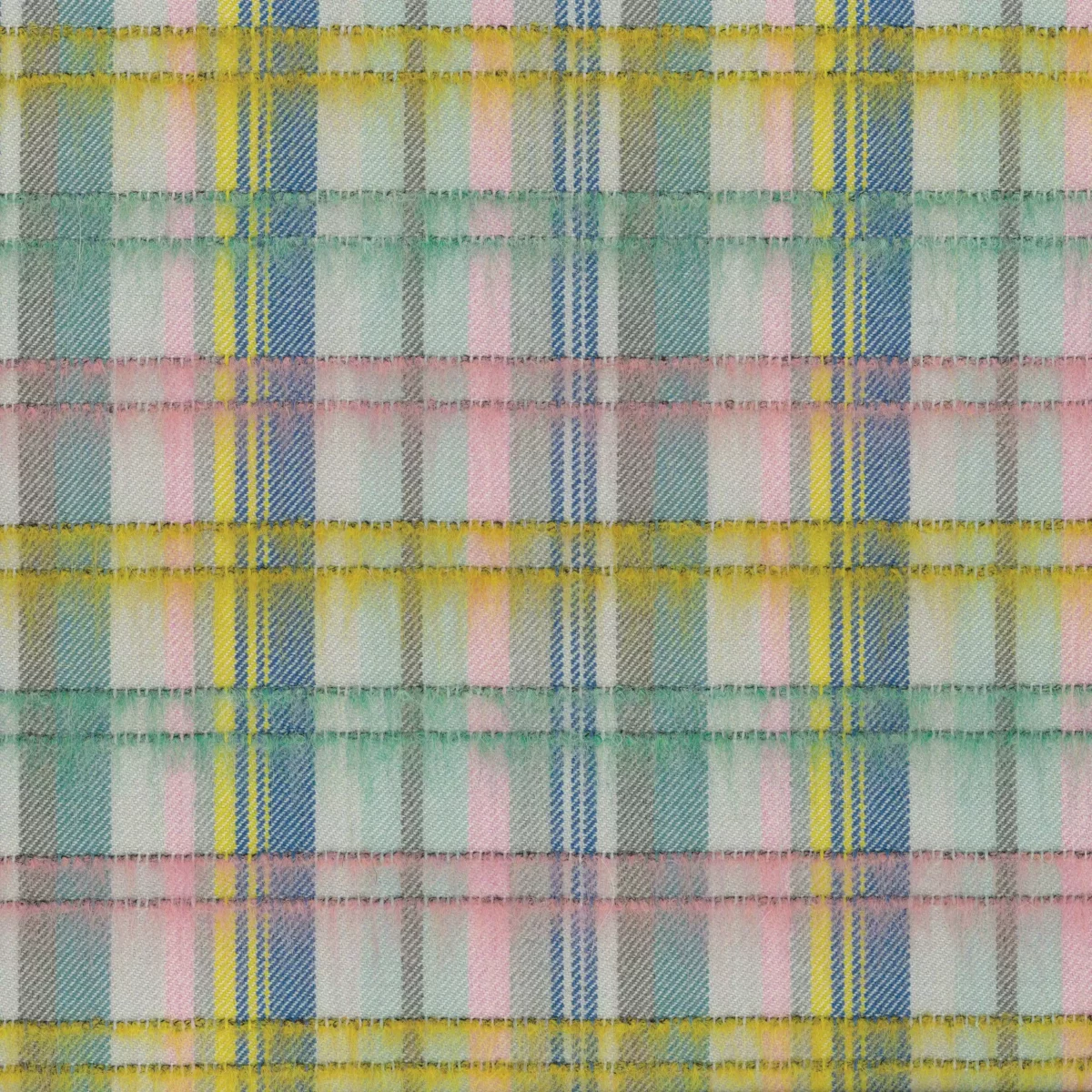 yellow checked woolen fabric from Osborne & Little