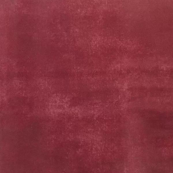 Orkney Fabric - Cherry by red plain velvet-chenille fabric from Osborne & Little
