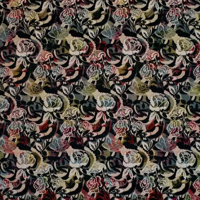Cosimo Fabric - Raspberry /  Blush / Silver – Raspberry / Blush / Silver swatch