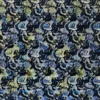 blue botanical velvet-chenille fabric from Osborne & Little
