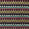 multicolour geometric velvet-chenille fabric from Osborne & Little