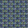 blue geometric velvet-chenille fabric from Osborne & Little