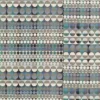 blue geometric woven fabric from Osborne & Little