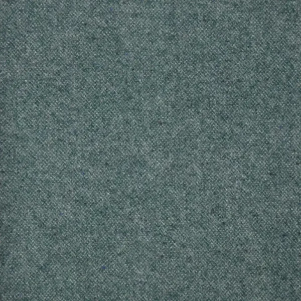 Donegal Fabric - Petrol by blue plain woolen fabric from Abraham Moon & Sons