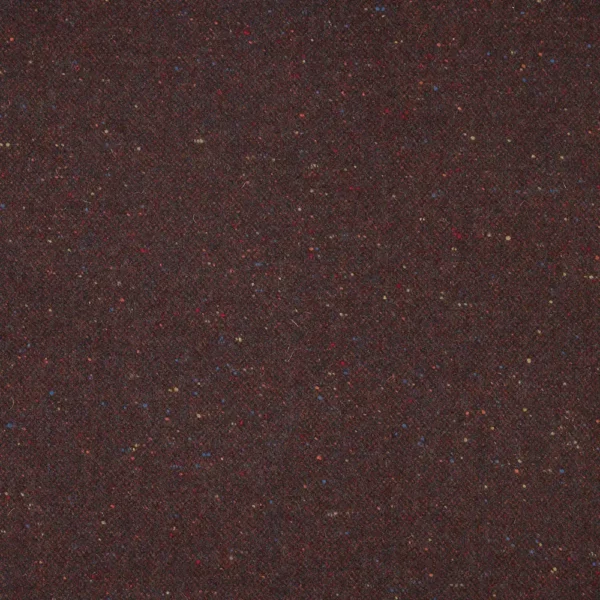 Donegal Fabric - Burgundy by purple plain woolen fabric from Abraham Moon & Sons