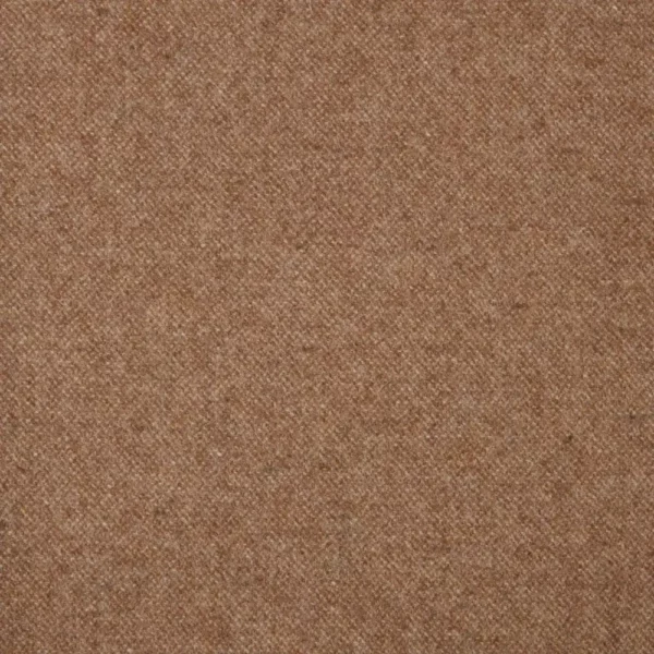 Donegal Fabric - Sandstone by brown plain woolen fabric from Abraham Moon & Sons